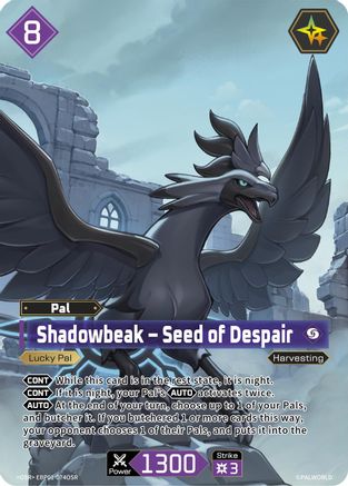 Shadowbeak - Seed of Despair (OSR) (EBP01-074OSR) - BP01 Dawn of Palpagos Foil
