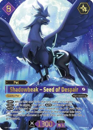 Shadowbeak - Seed of Despair (SP) (EBP01-074SP) - BP01 Dawn of Palpagos Foil