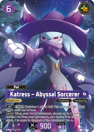 Katress - Abyssal Sorcerer (OSR) (EBP01-075OSR) - BP01 Dawn of Palpagos Foil