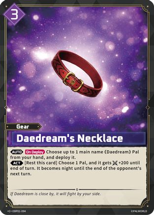 Daedream's Necklace (EBP01-094) - BP01 Dawn of Palpagos