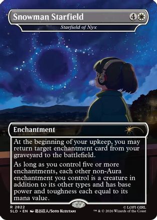 Snowman Starfield - Starfield of Nyx (SLD-2822) - Secret Lair Drop Series