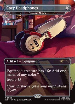 Cozy Headphones - Paradise Mantle (SLD-2825) - Secret Lair Drop Series Foil