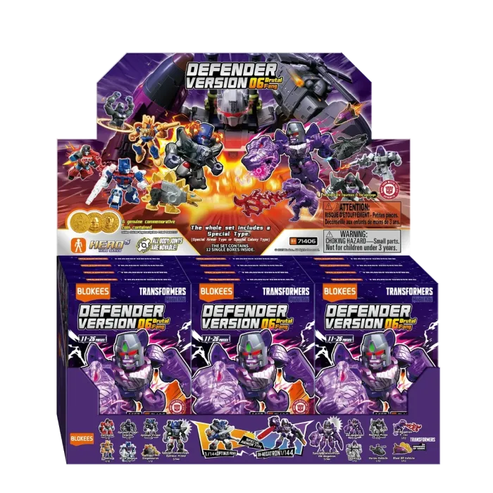 Blokees: Transformers - Defender Version 06 "Brutal Fang" Blind Box