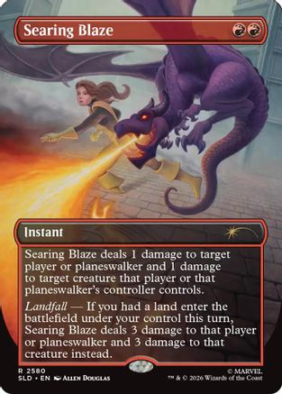 Searing Blaze (SLD-2580) - Secret Lair Drop Series Foil