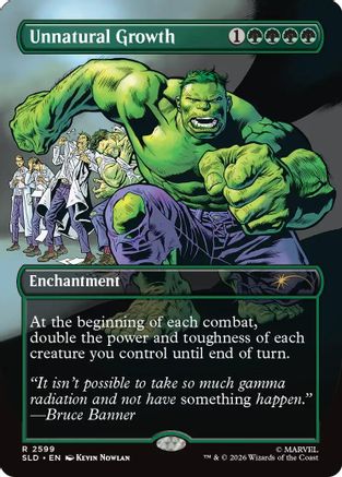 Unnatural Growth (2599) (SLD-2599) - Secret Lair Drop Series Foil
