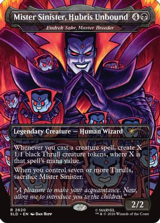 Mister Sinister, Hubris Unbound - Endrek Sahr, Master Breeder (SLD-2620) - Secret Lair Drop Series