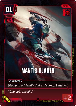 Mantis Blades (B007) - Embracing Power  Beta Starter Deck