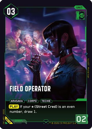 Field Operator (B016) - Embracing Power  Beta Starter Deck