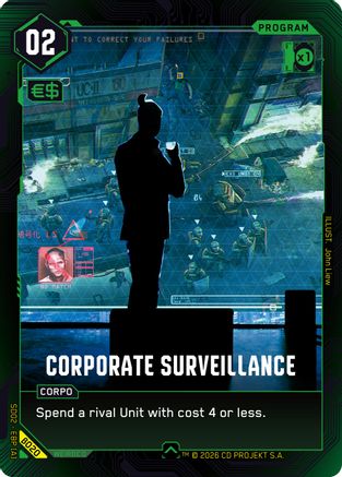 Corporate Surveillance (B020) - Embracing Power  Beta Starter Deck