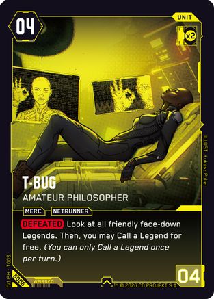 T-Bug - Amateur Philosopher (B006) - The Heist  Beta Starter Deck