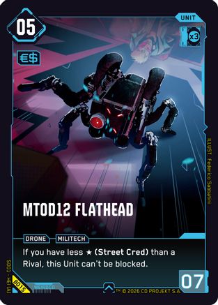 MT0D12 Flathead (B015) - The Heist  Beta Starter Deck
