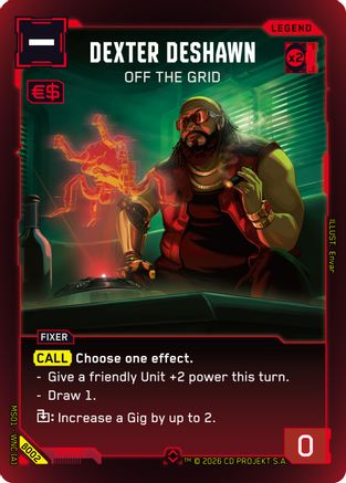 Dexter DeShawn - Off the Grid (Rare) (B002) - Welcome to Night City  Beta Foil