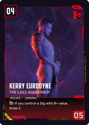 Kerry Eurodyne - The Last Rockerboy (B012) - Welcome to Night City  Beta