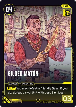 Gilded Maton (B045) - Welcome to Night City  Beta
