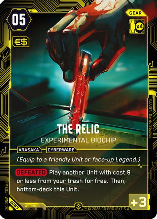 The Relic - Experimental Biochip (Epic) (B063) - Welcome to Night City  Beta Foil