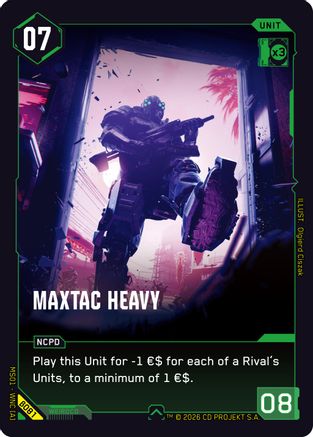 MaxTac Heavy (B081) - Welcome to Night City  Beta