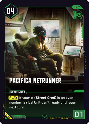 Pacifica Netrunner (B084) - Welcome to Night City  Beta