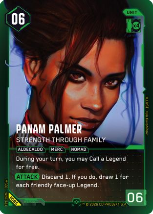 Panam Palmer - Strength Through Family (Secret) (B085) - Welcome to Night City  Beta Foil