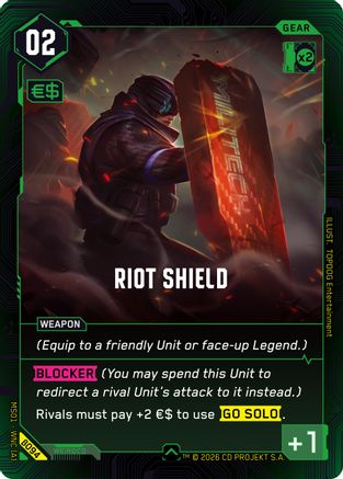 Riot Shield (B094) - Welcome to Night City  Beta