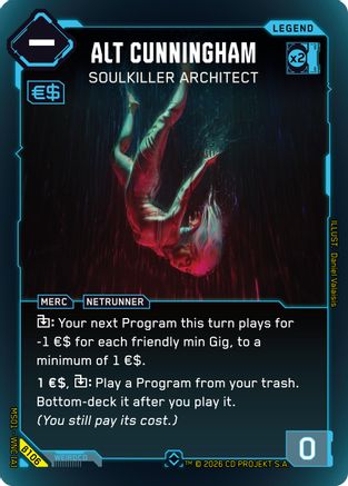 Alt Cunningham - Soulkiller Architect (Rare) (B106) - Welcome to Night City  Beta Foil