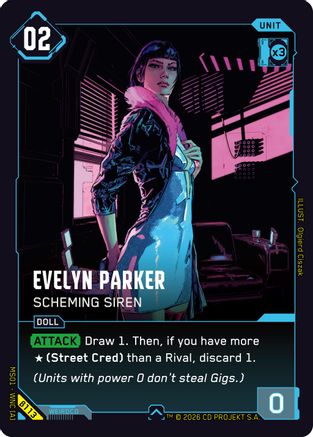 Evelyn Parker - Scheming Siren (B113) - Welcome to Night City  Beta