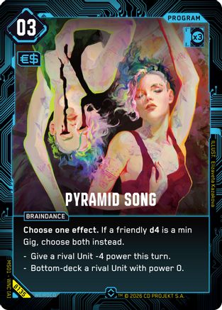 Pyramid Song (B135) - Welcome to Night City  Beta Foil