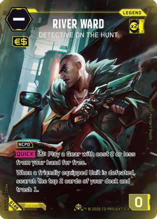 River Ward - Detective on the Hunt (ILegend) (B148) - Welcome to Night City  Beta Foil