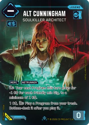Alt Cunningham - Soulkiller Architect (ILegend) (B155) - Welcome to Night City  Beta Foil