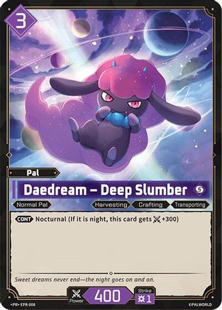 Daedream - Deep Slumber (EPR-008) - Palworld Promo Cards Foil