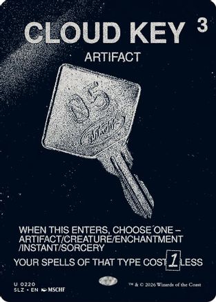 Cloud Key (0220) (SLZ-220) - Secret Lair x MSCHF: The Zeta Set