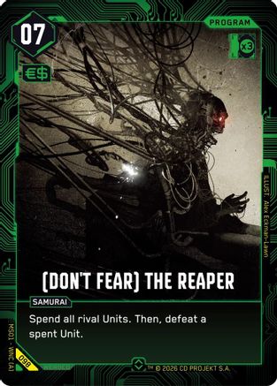 (Don't Fear) The Reaper (098) - Welcome to Night City  Retail Foil