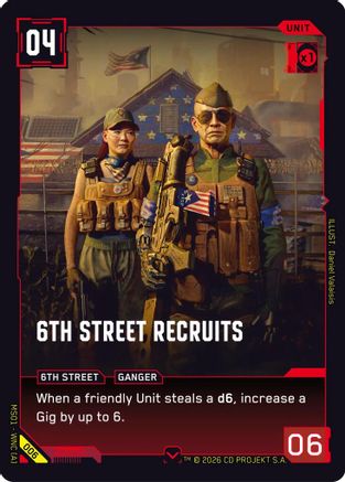 6th Street Recruits (006) - Welcome to Night City  Retail