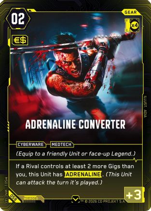 Adrenaline Converter (059) - Welcome to Night City  Retail