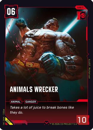 Animals Wrecker (007) - Welcome to Night City  Retail