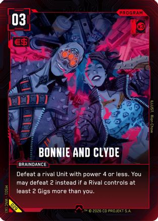 Bonnie and Clyde (029) - Welcome to Night City  Retail
