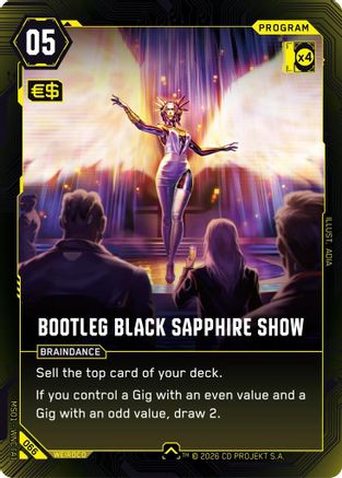 Bootleg Black Sapphire Show (066) - Welcome to Night City  Retail