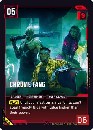 Chrome Fang (008) - Welcome to Night City  Retail