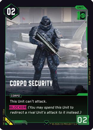 Corpo Security (076) - Welcome to Night City  Retail