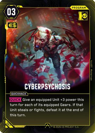 Cyberpsychosis (067) - Welcome to Night City  Retail
