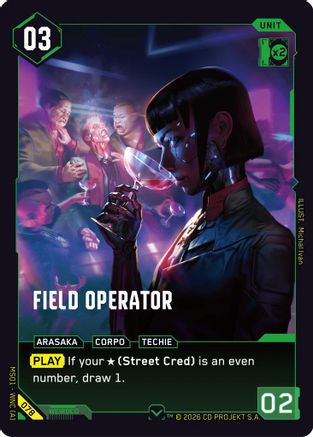 Field Operator (078) - Welcome to Night City  Retail