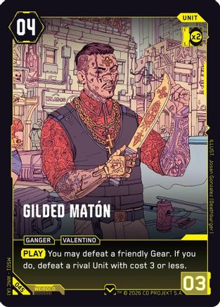 Gilded Maton (045) - Welcome to Night City  Retail