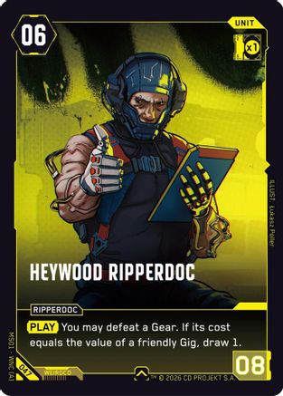 Heywood Ripperdoc (047) - Welcome to Night City  Retail