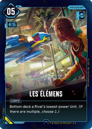 Les Elemens (133) - Welcome to Night City  Retail