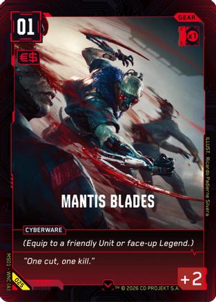 Mantis Blades (025) - Welcome to Night City  Retail