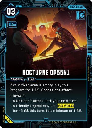 Nocturne OP55 N1 (134) - Welcome to Night City  Retail Foil