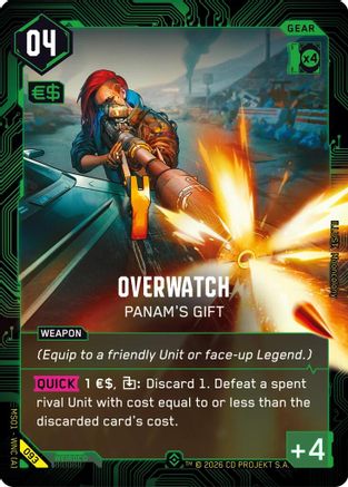 Overwatch - Panam's Gift (Epic) (093) - Welcome to Night City  Retail Foil