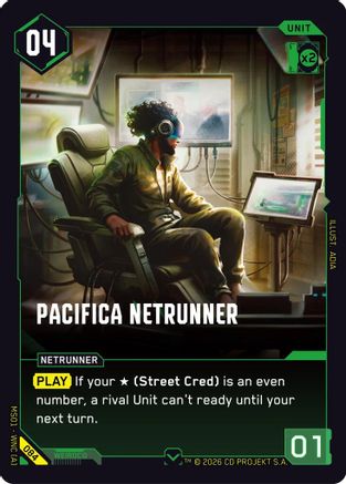 Pacifica Netrunner (084) - Welcome to Night City  Retail