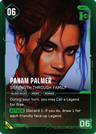Panam Palmer - Strength Through Family (Secret) (085) - Welcome to Night City  Retail Foil