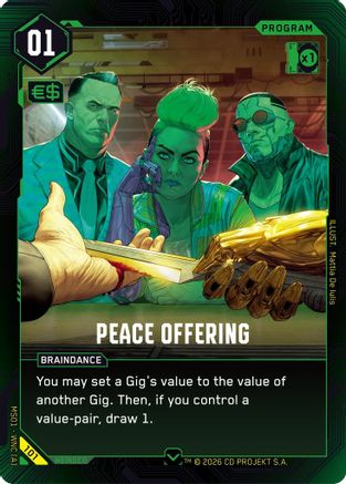 Peace Offering (101) - Welcome to Night City  Retail
