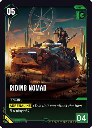 Riding Nomad (087) - Welcome to Night City  Retail
